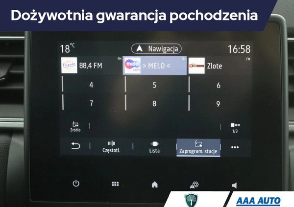 Renault Captur cena 79000 przebieg: 39733, rok produkcji 2021 z Ostrów Lubelski małe 301